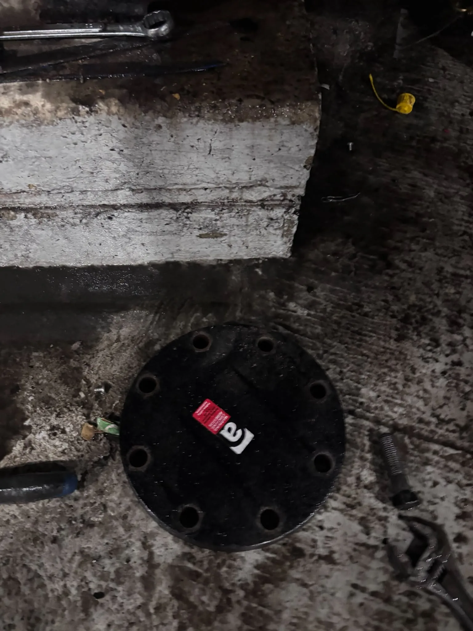 Artex scraping from a concrete ceiling during Charlton refurbishment